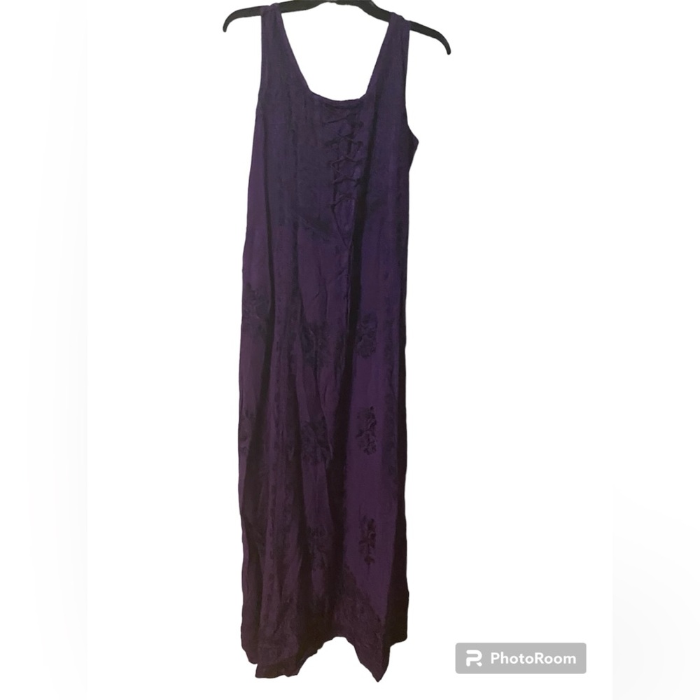 Advanced Apparels NWT L/XL purple maxi dress